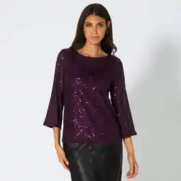 NKD Damen-Langarmshirt mit Pailletten Angebot