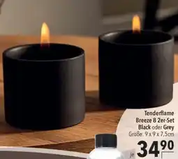 CITTI Markt Tenderflame Breeze 8 2er-Set Black oder Grey Angebot