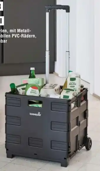 Handelshof Keeeper Klappbarer Einkaufstrolley Olli Angebot