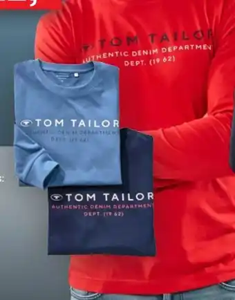 Handelshof Tom Tailor Herren Langarmshirt Angebot