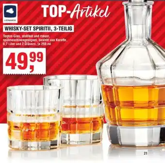 Handelshof Leonardo Whisky-Set Spiritii 3-tlg Angebot