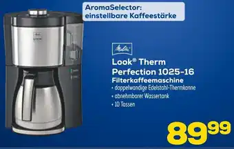 Euronics Melitta Look Therm Perfection 1025-16 Filterkaffeemaschine Angebot