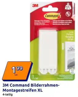 Action 3M Command Bilderrahmen Montagestreifen XL Angebot
