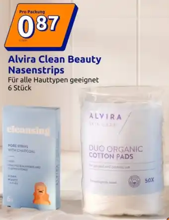 Action Alvira Clean Beauty Nasenstrips Angebot