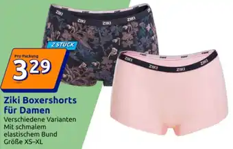 Action Ziki Boxershorts für Damen Angebot