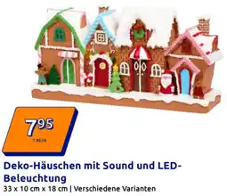 Action Deko-Häuschen mit Sound und LED-Beleuchtung Angebot