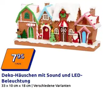 Action Deko-Häuschen mit Sound und LED-Beleuchtung Angebot