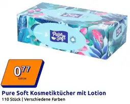 Action Pure Soft Kosmetiktücher mit Lotion Angebot
