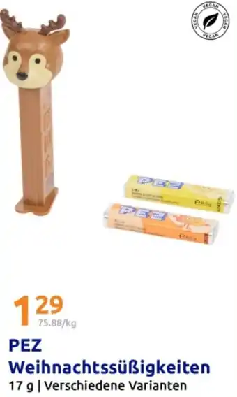 Action PEZ Weihnachtssüßigkeiten Angebot