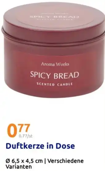 Action Duftkerze in Dose Angebot