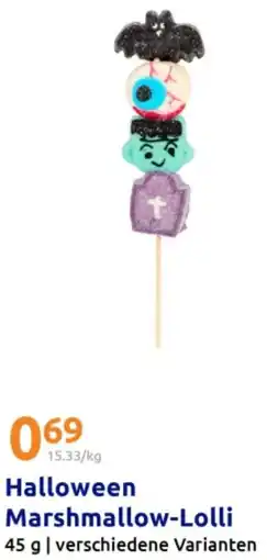 Action Halloween Marshmallow-Lolli Angebot
