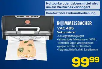 Euronics ROMMELSBACHER VAC 485 Vakuumierer Angebot