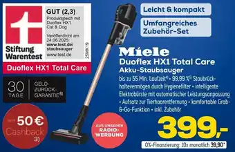 Euronics Miele Duoflex HX1 Total Care Akku-Staubsauger Angebot