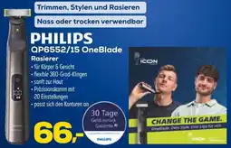Euronics PHILIPS QP6552/15 OneBlade Rasierer Angebot