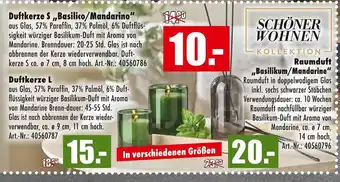 Möbel Mahler Schöner wohnen duftkerze s „basilico/mandarino“ Angebot