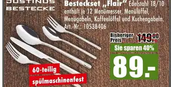 Möbel Mahler Justinus bestecke besteckset 'flair' Angebot