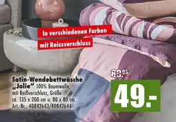 Möbel Mahler Satin-wendebettwäsche „jolie“ Angebot