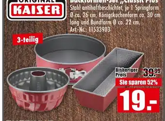 Möbel Mahler Kaiser backformen-set 'classic plus' Angebot