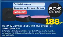 Euronics Hue play lightbar (2 stk.) inkl. hue bridge pro Angebot