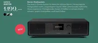 Euronics Sonoro stereo-musiksystem Angebot