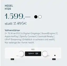 Euronics Hegel vollverstärker Angebot