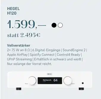 Euronics Hegel vollverstärker Angebot