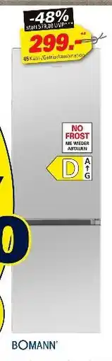 Höffner Bomann kühl-/gefrierkombination „kg 184.1 ix look“ Angebot
