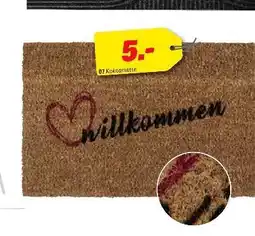Höffner Kokosmatte „willkommen“ Angebot