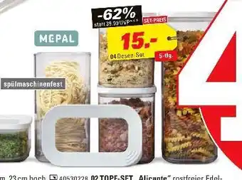 Höffner Mepal aufbewahrungsdosen-set „modula“ Angebot