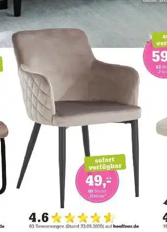Höffner Stuhl „heiner“ Angebot