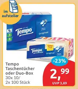 Budni Tempo taschentücher Angebot