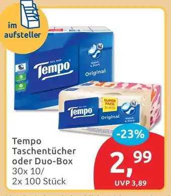 Budni Tempo taschentücher Angebot