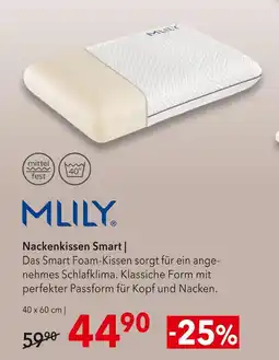 Matratzen Concord Mlily nackenkissen smart Angebot