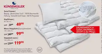 Matratzen Concord Künsemüller kopfkissen Angebot