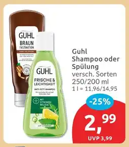 Budni Guhl shampoo Angebot