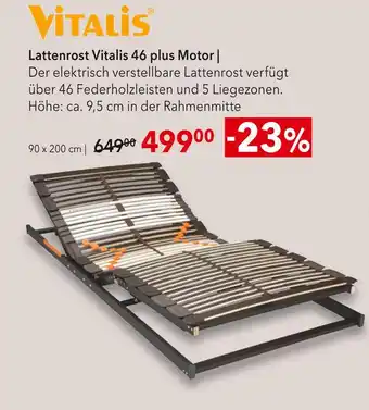 Matratzen Concord Vitalis lattenrost 46 plus motor Angebot