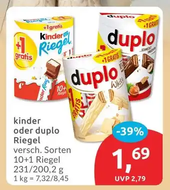 Budni Kinder kinder riegel Angebot