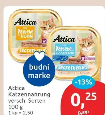 Budni Attica feine pastete mit huhn Angebot