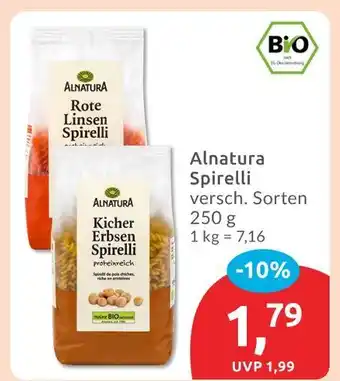 Budni Alnatura rote linsen spirelli Angebot
