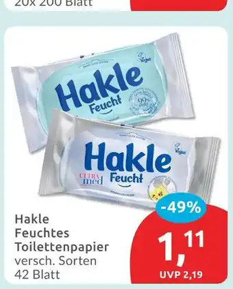 Budni Hakle hakle feuchtes toilettenpapier Angebot