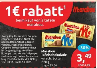 Budni Marabou mjölkchoklad Angebot