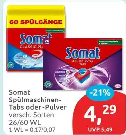 Budni Somat spülmaschinen-tabs Angebot
