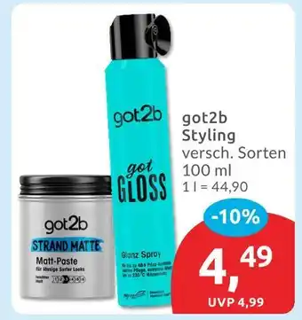 Budni Got2b strand matte matt-paste Angebot