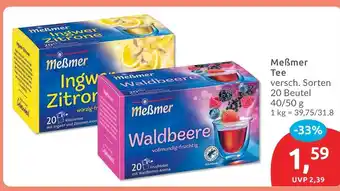 Budni Meßmer ingwer zitrone Angebot