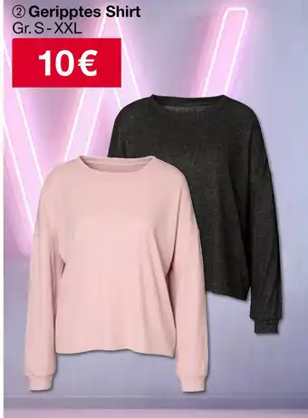 Woolworth Geripptes shirt Angebot