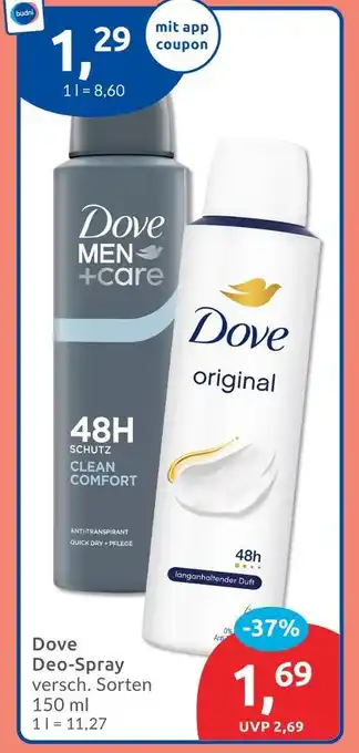 Budni Dove dove men+care deo-spray Angebot