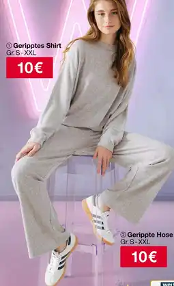 Woolworth Geripptes shirt Angebot