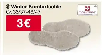 Woolworth Concept winter-komfortsohle Angebot