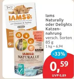 Budni Iams naturally katzen-nahrung Angebot