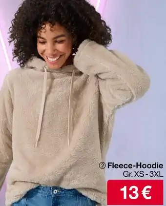 Woolworth Fleece-hoodie Angebot